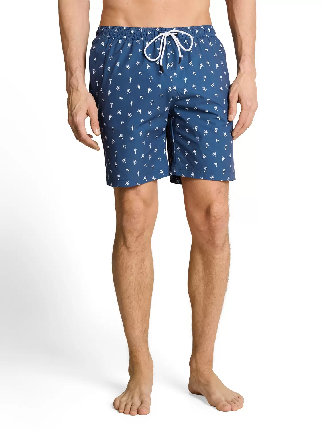 printed swim shorts