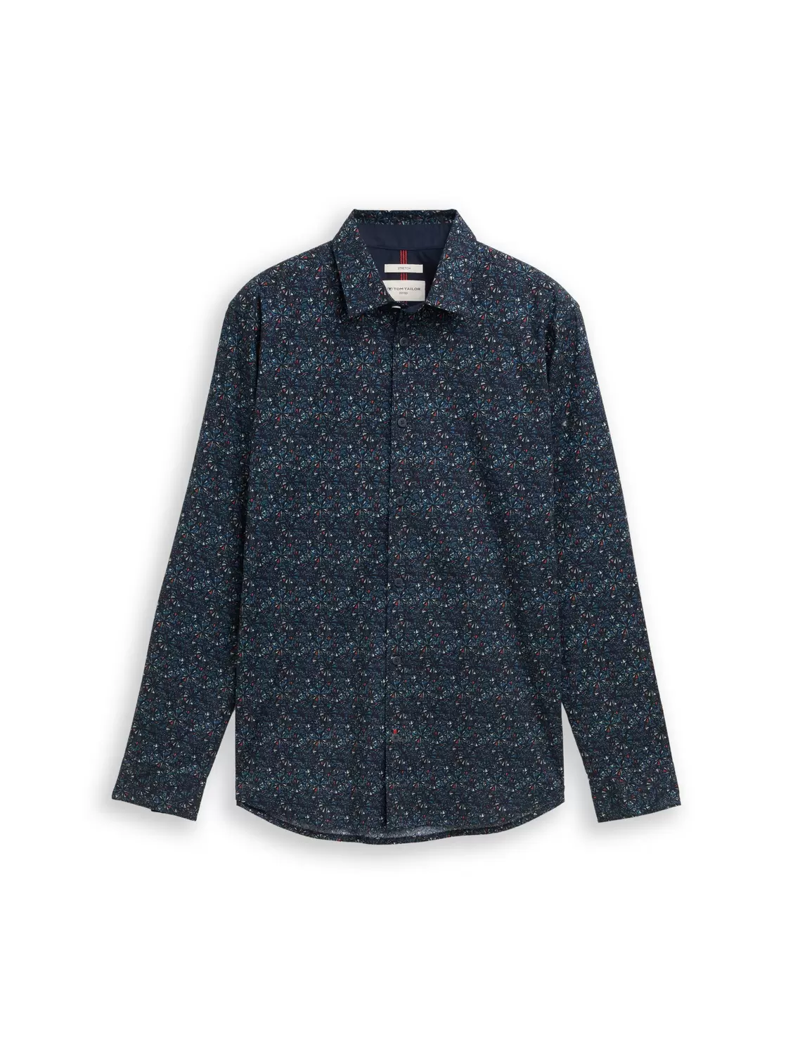 Fitted Hemd mit Muster