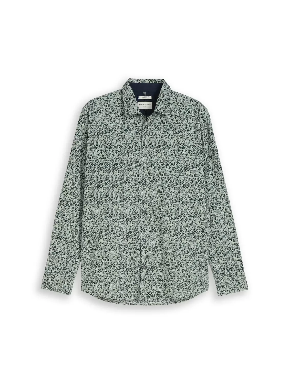 Fitted Hemd mit Muster