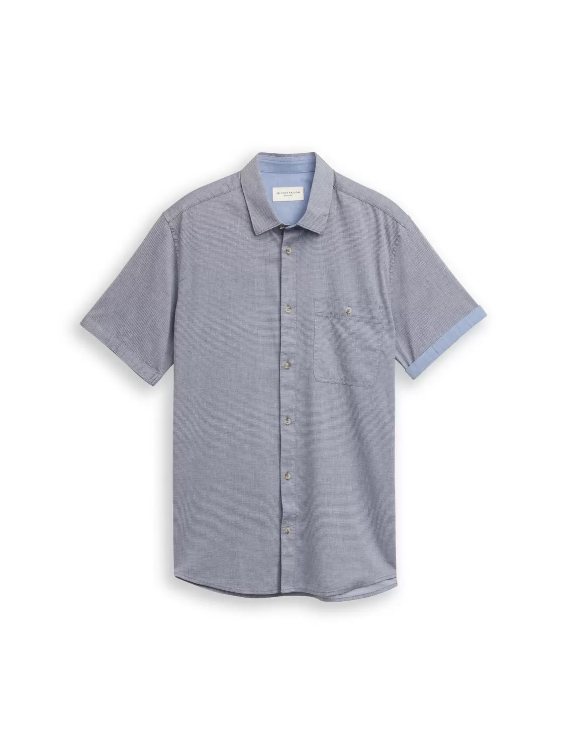 structured slubyarn shirt
