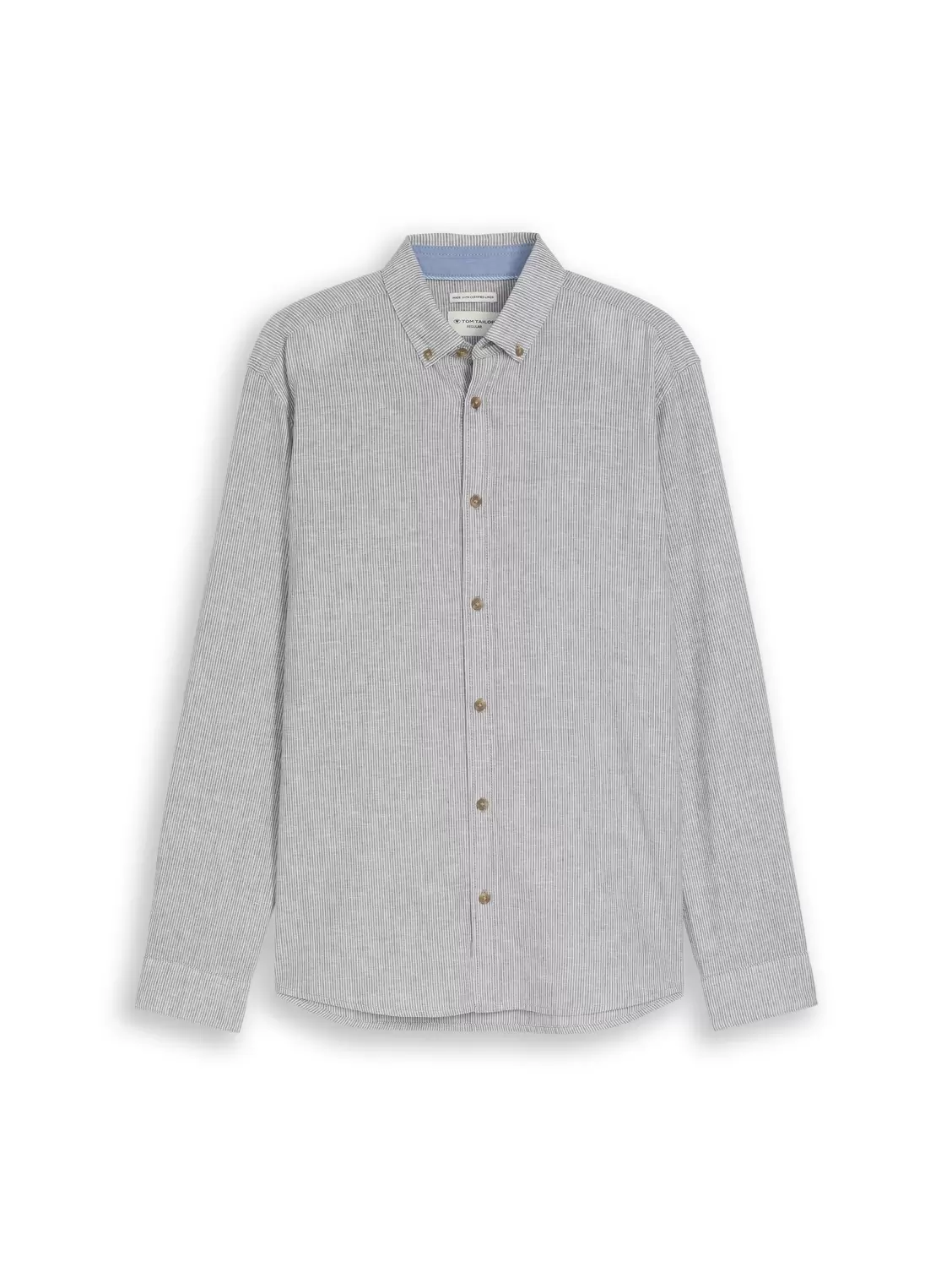 striped cotton linen shirt