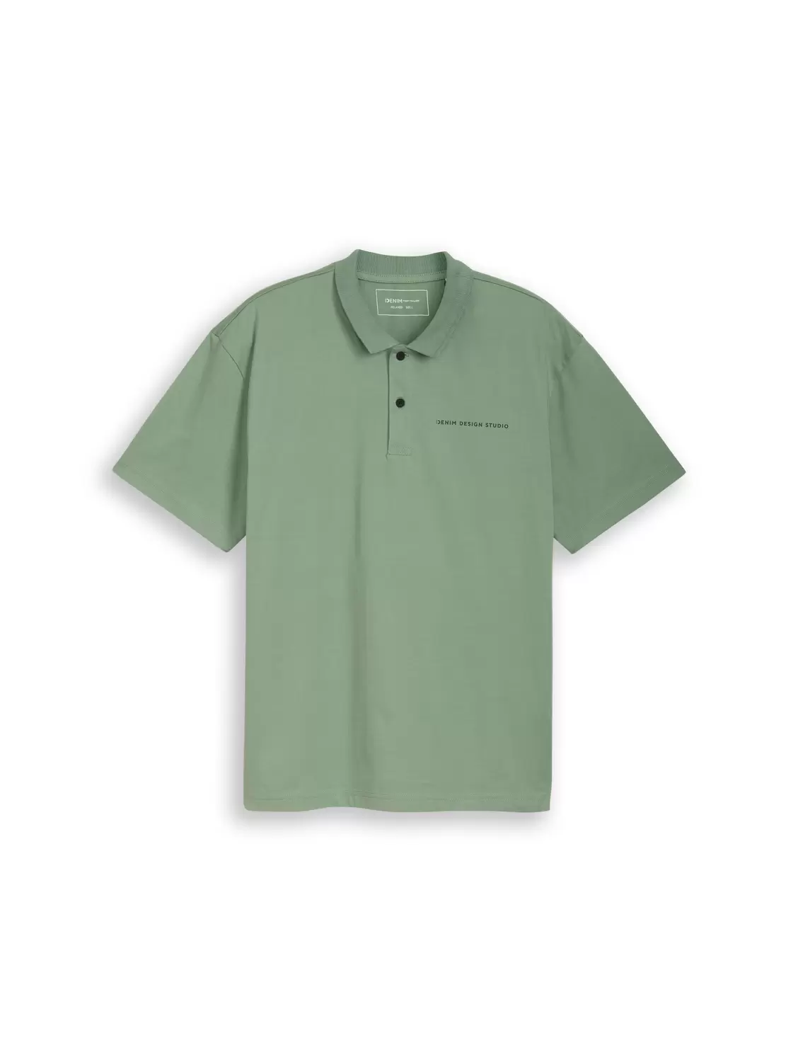 Relaxed jersey polo male