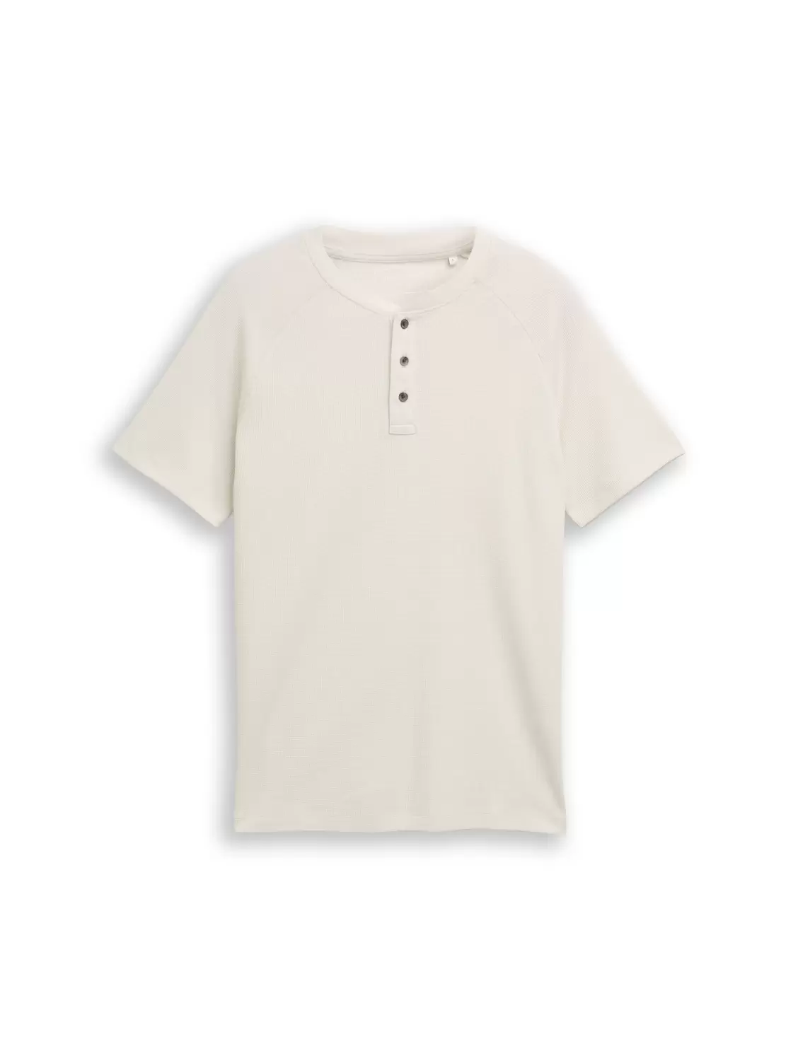 Structured raglan henley male