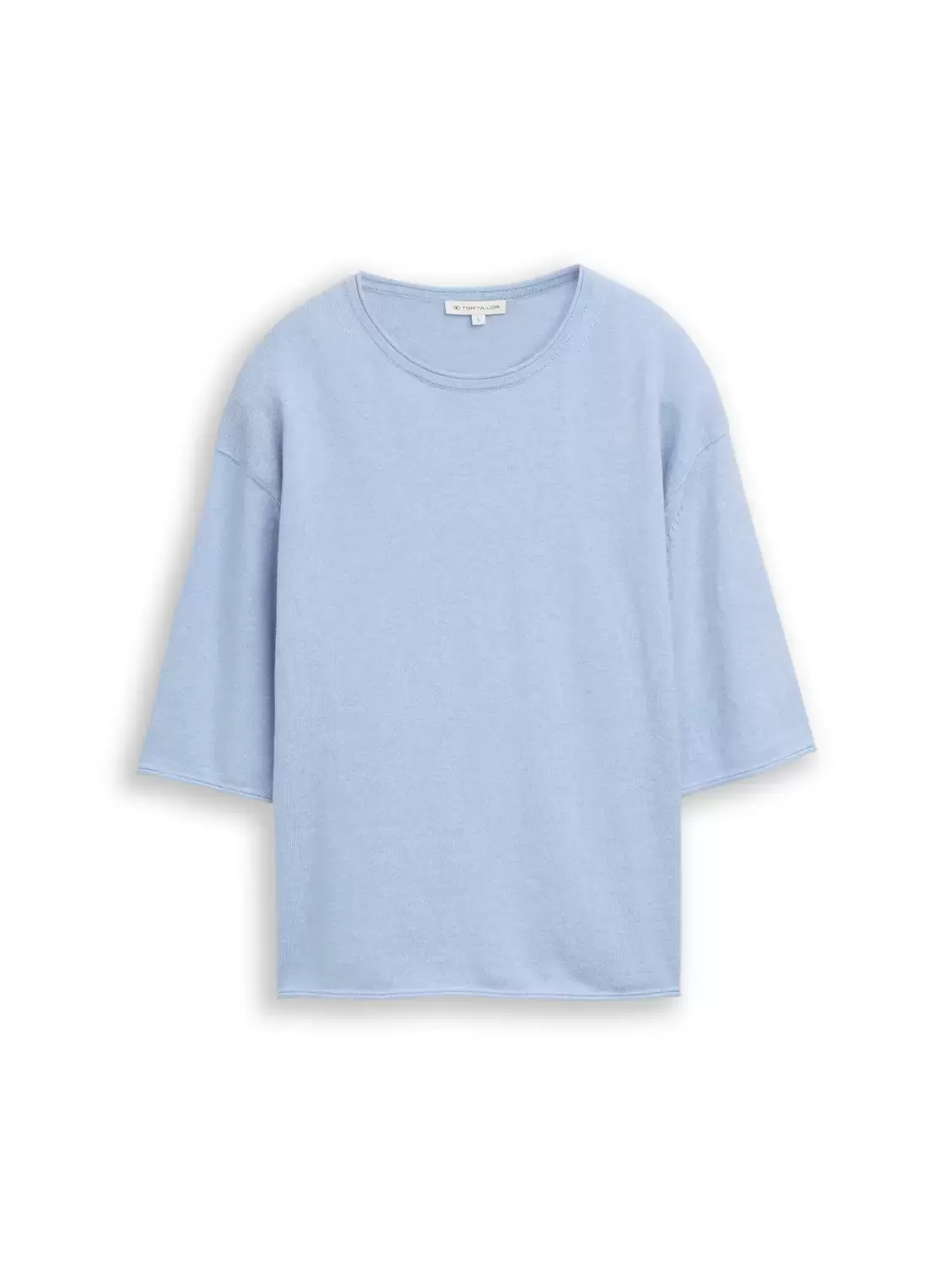 Knit cashmere blend shortsleev female