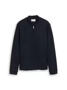 piquÃ© bomber jacket