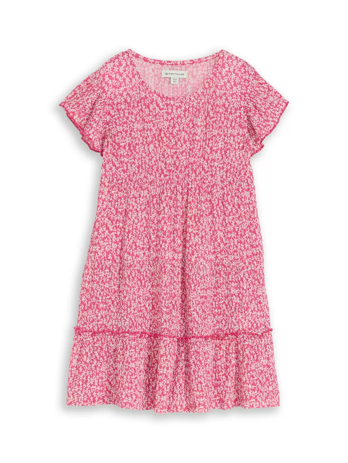 Mini-Kleid mit Volant