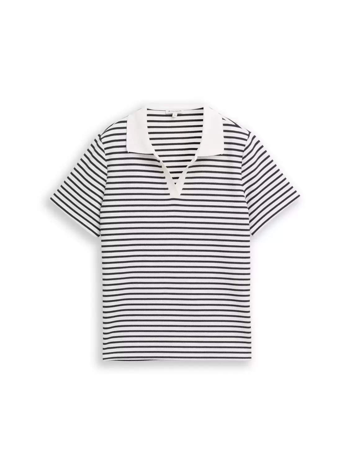 T-shirt structure stripe polo female