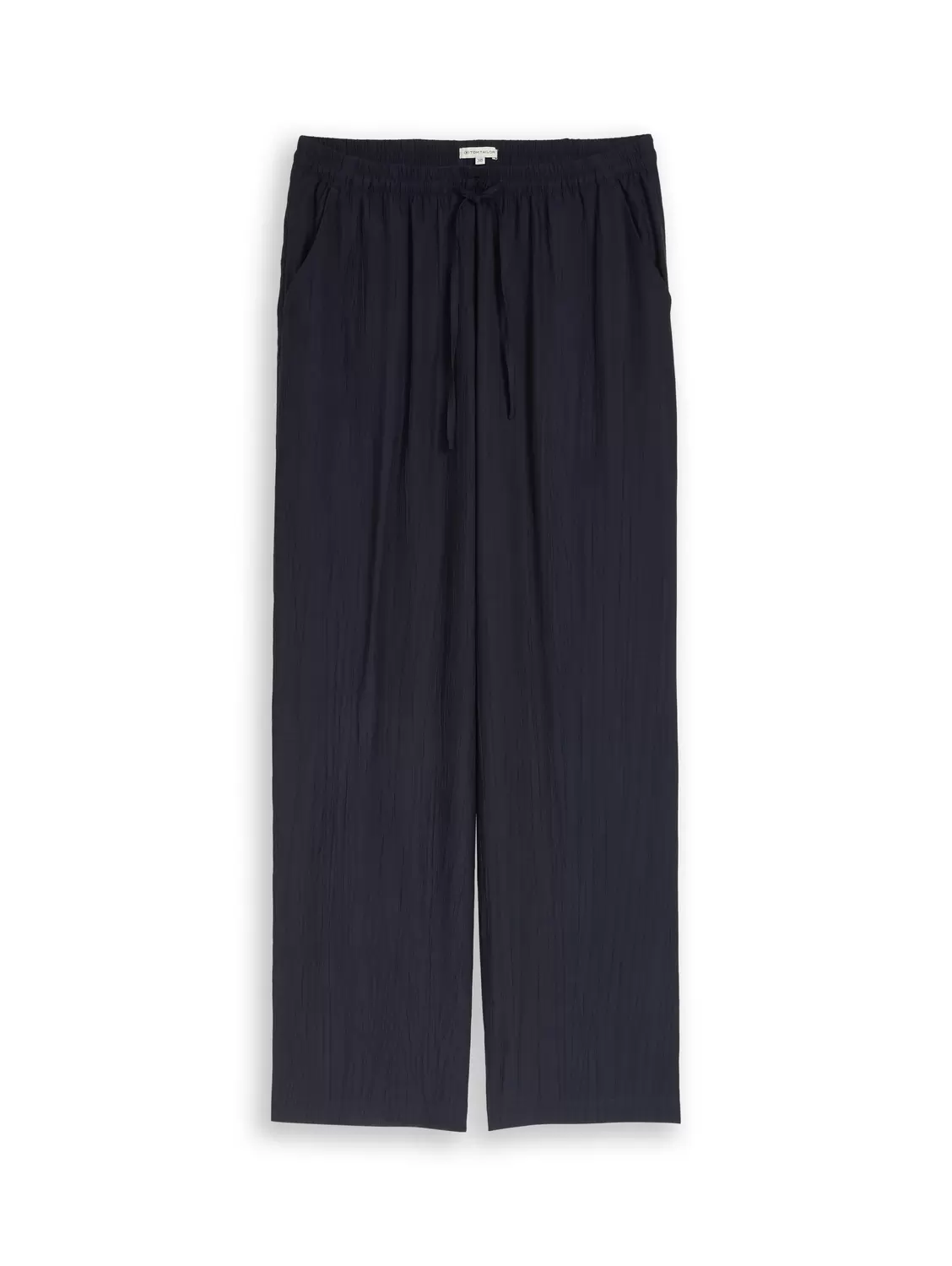 crinkled loose fit straight le