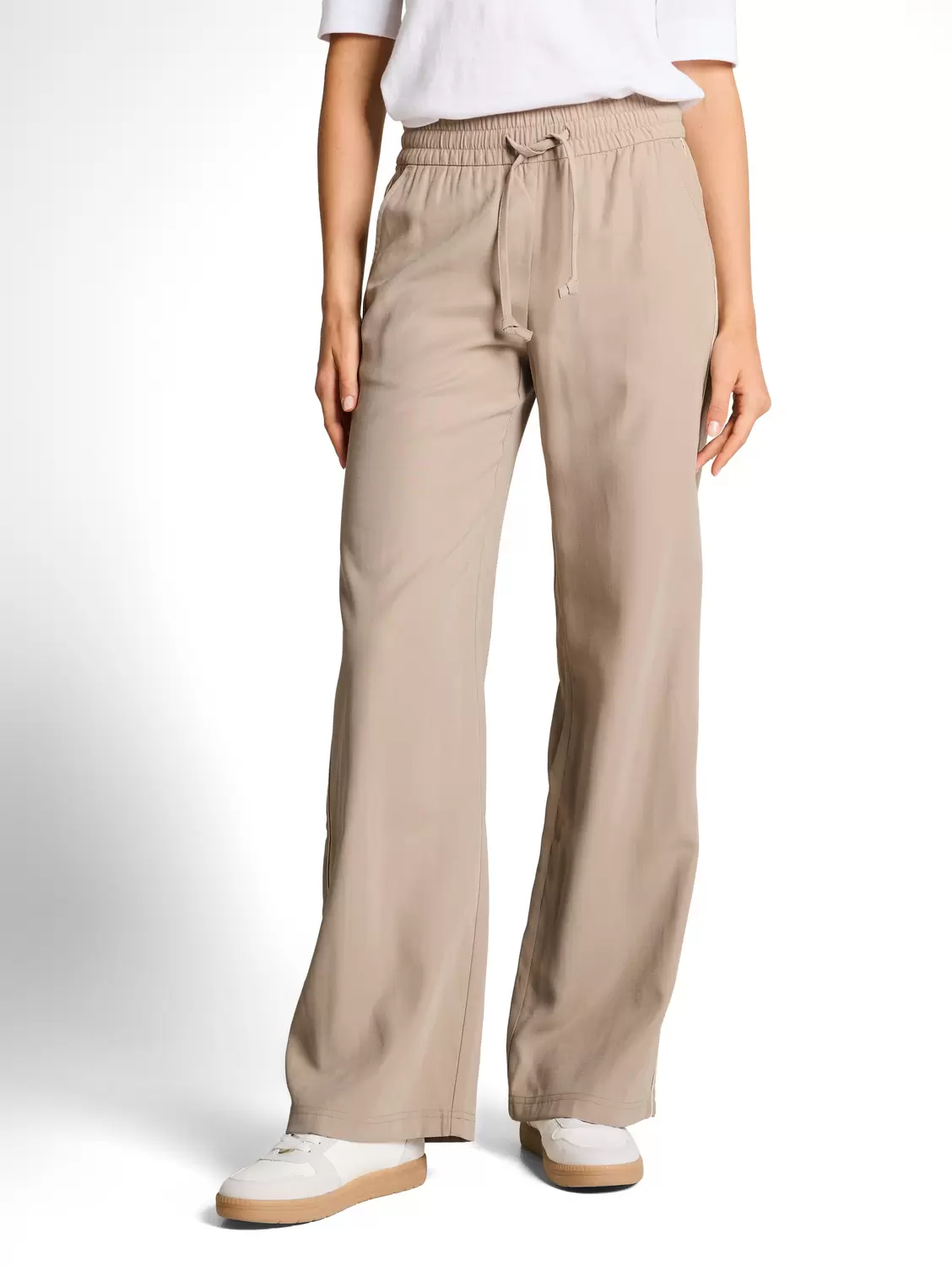 Fluent loose fit wide leg pant female