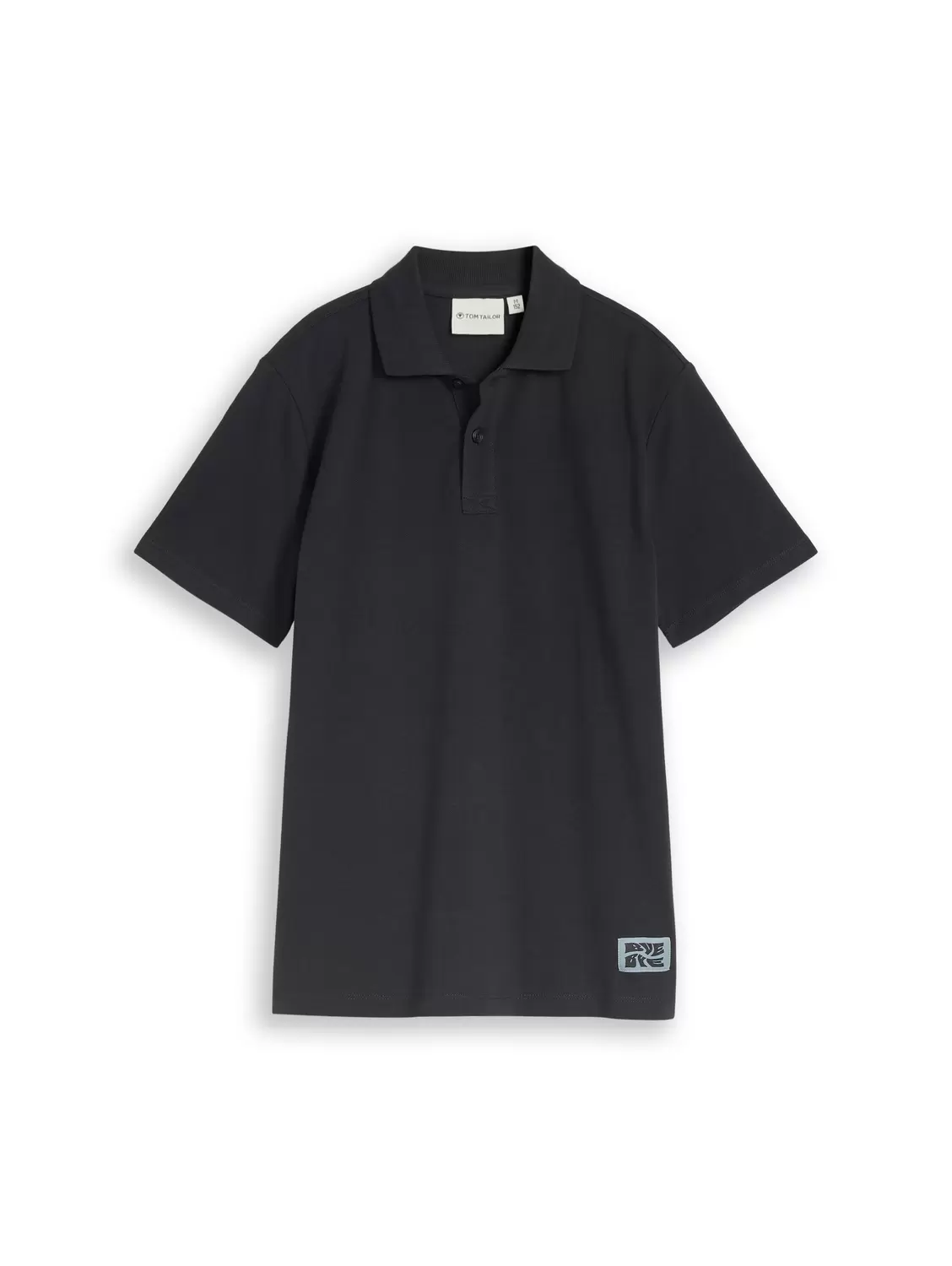 badge polo shirt