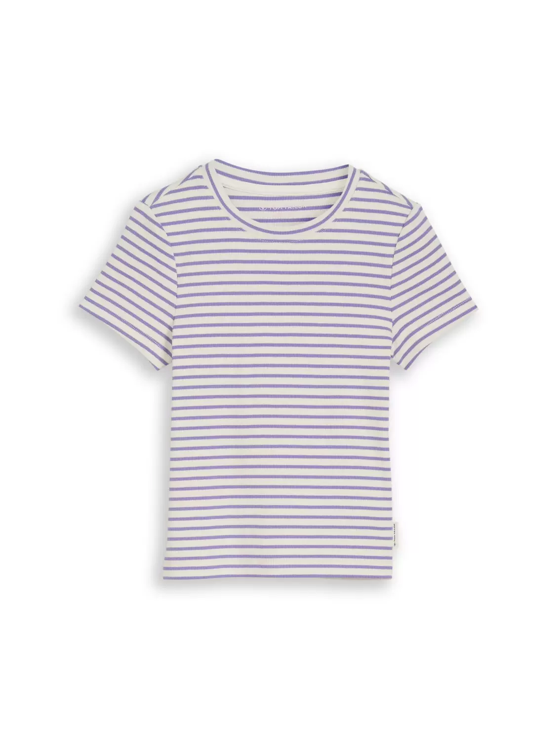 striped rib t-shirt