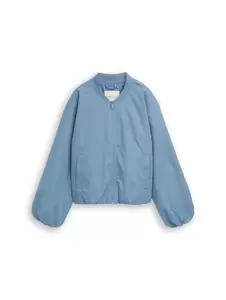 bomber collar blouson jacket