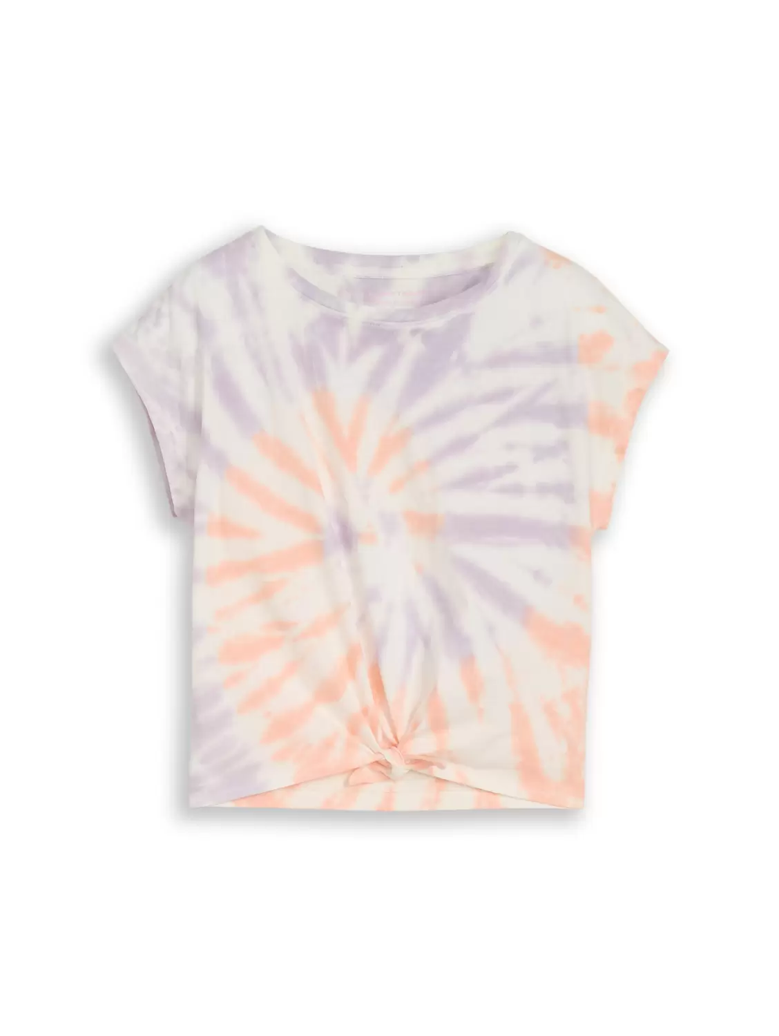 tie-dye t-shirt with knot
