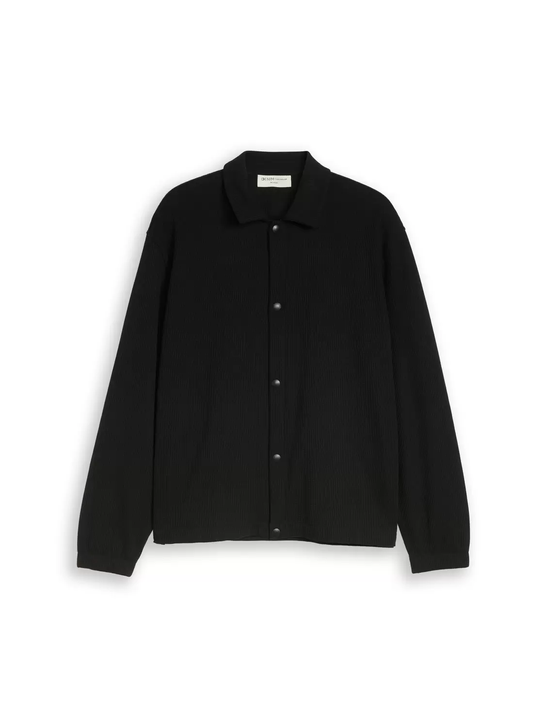 relaxed structured overshirt