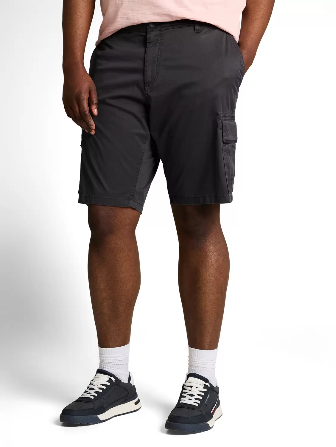 Plus regular printed cargo sho male