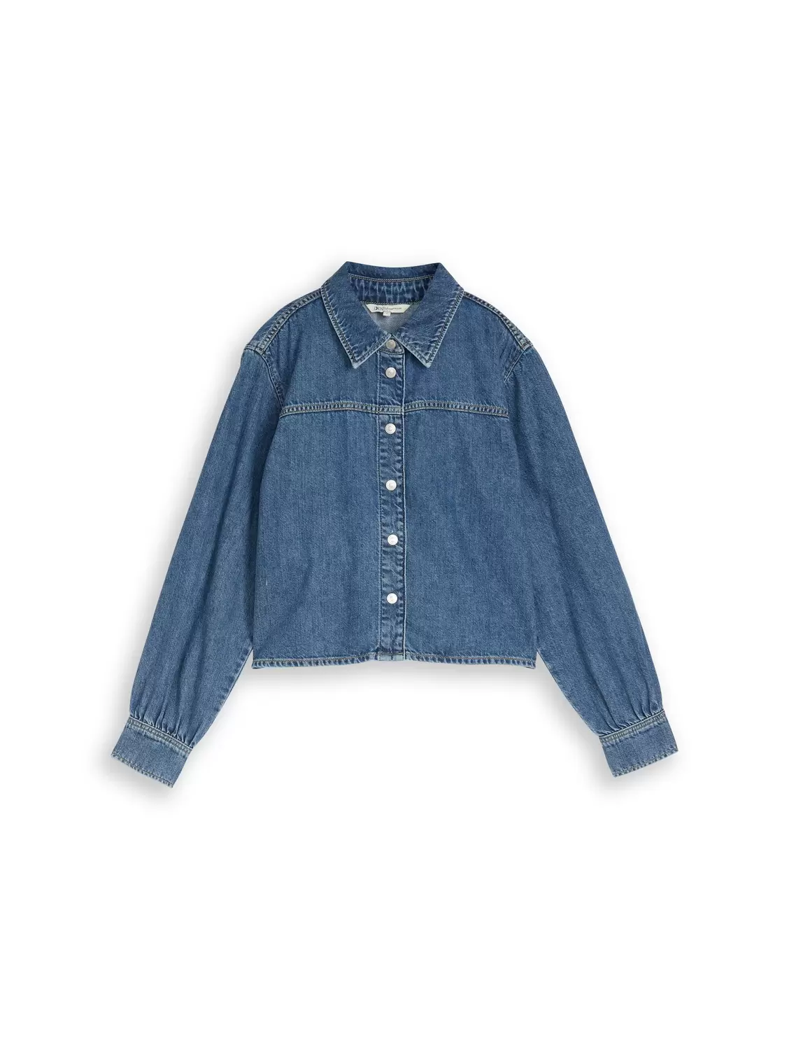 Short denim shirt female