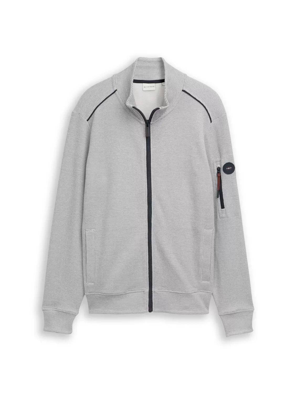 Sweatjacke mit Stehkragen