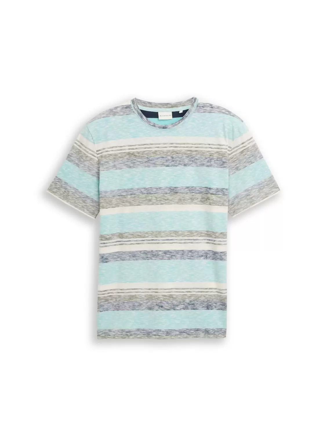 Inside printed stripe t-shirt male