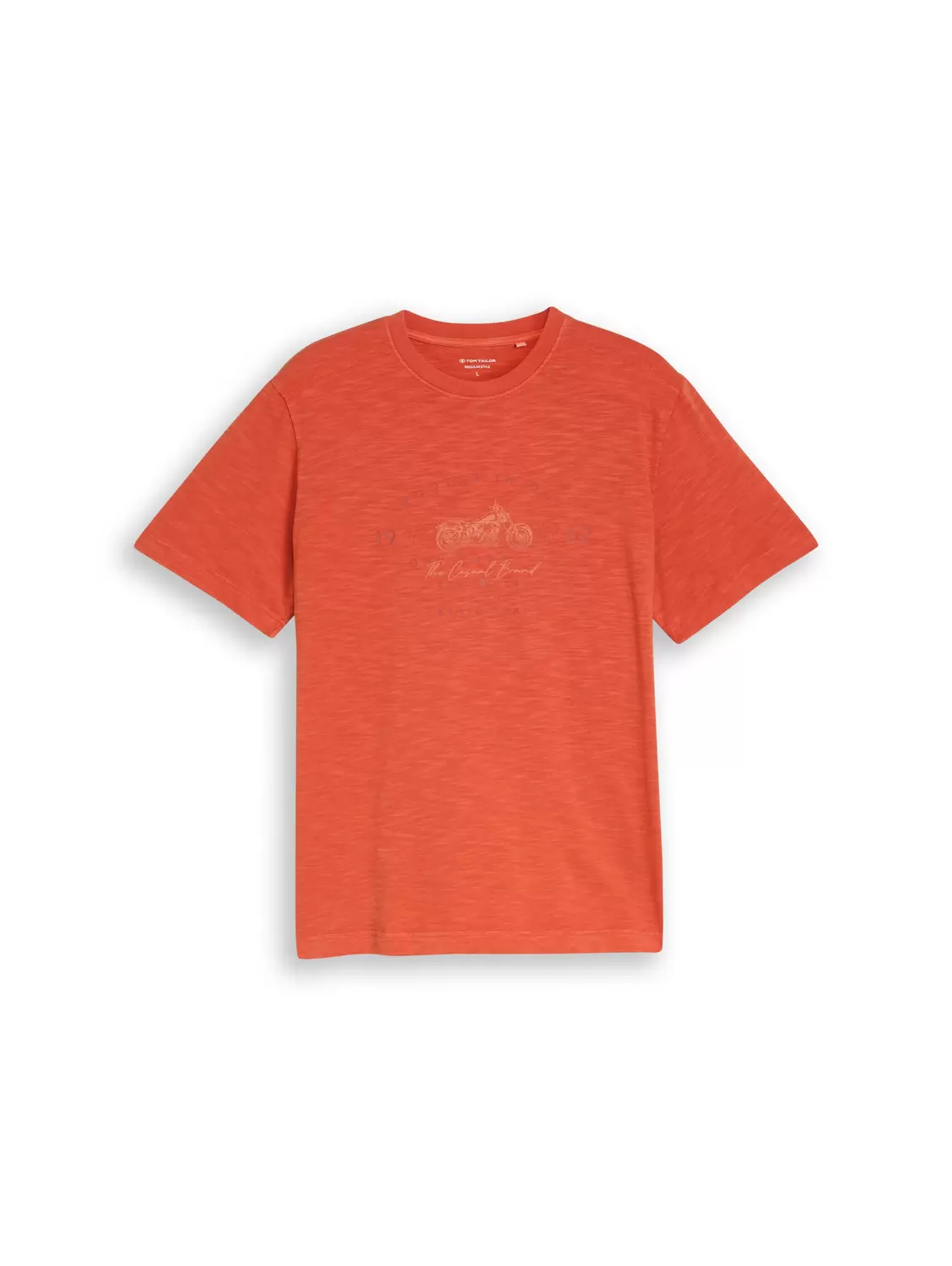 Printed garment dye t-shirt male