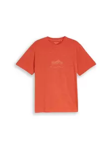 printed garment dye t-shirt