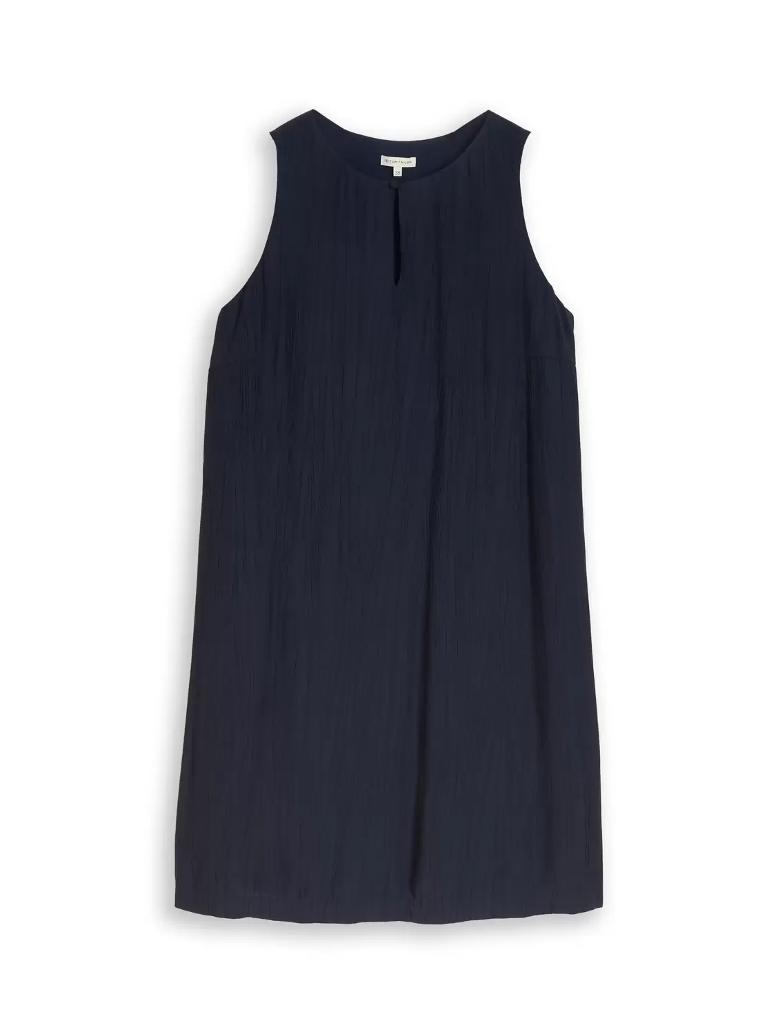 Crêpe Mini-Kleid in Knitter-Optik