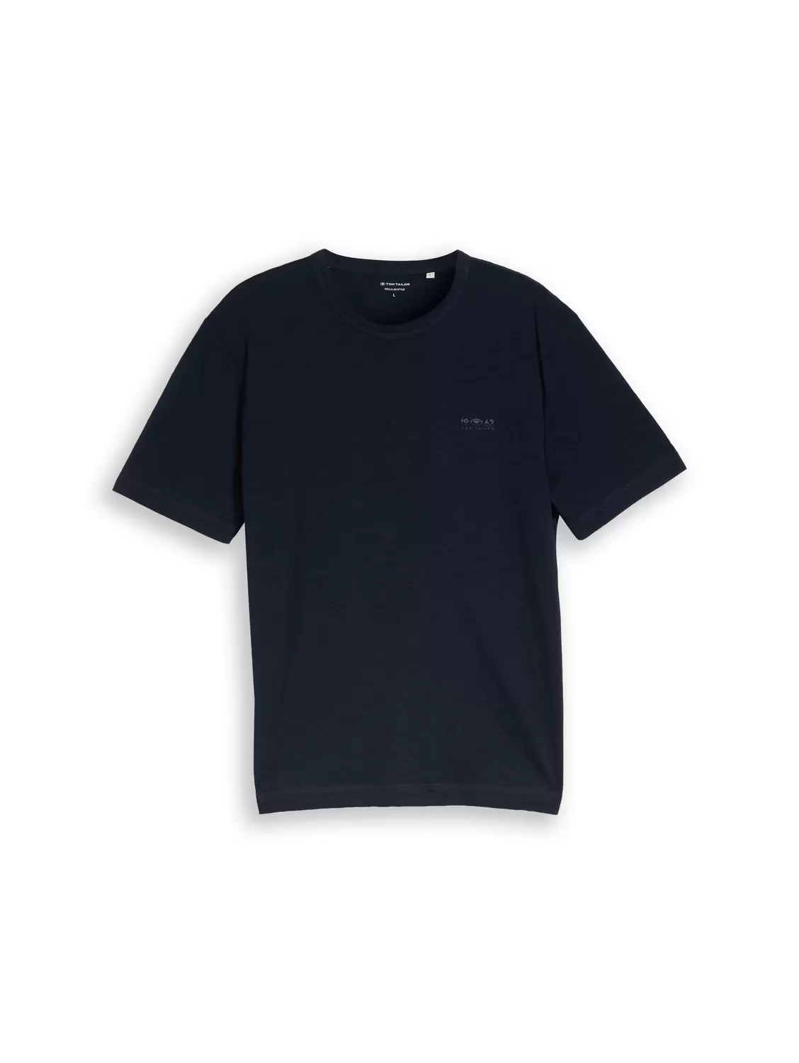 T-Shirt in Melange-Optik