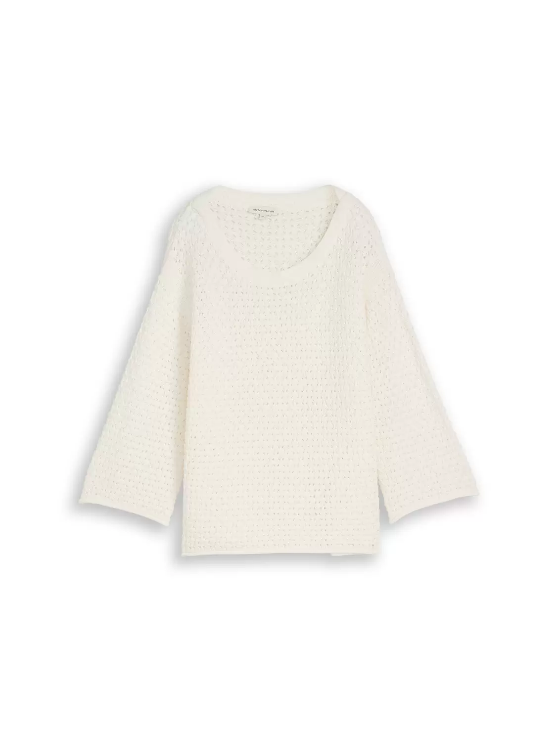Knit sweater open structure female