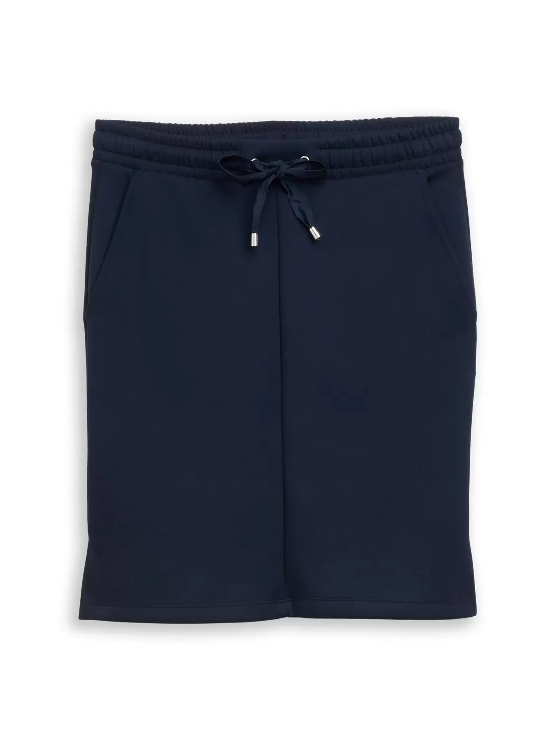 High Waist Scuba Rock mit Gummibund