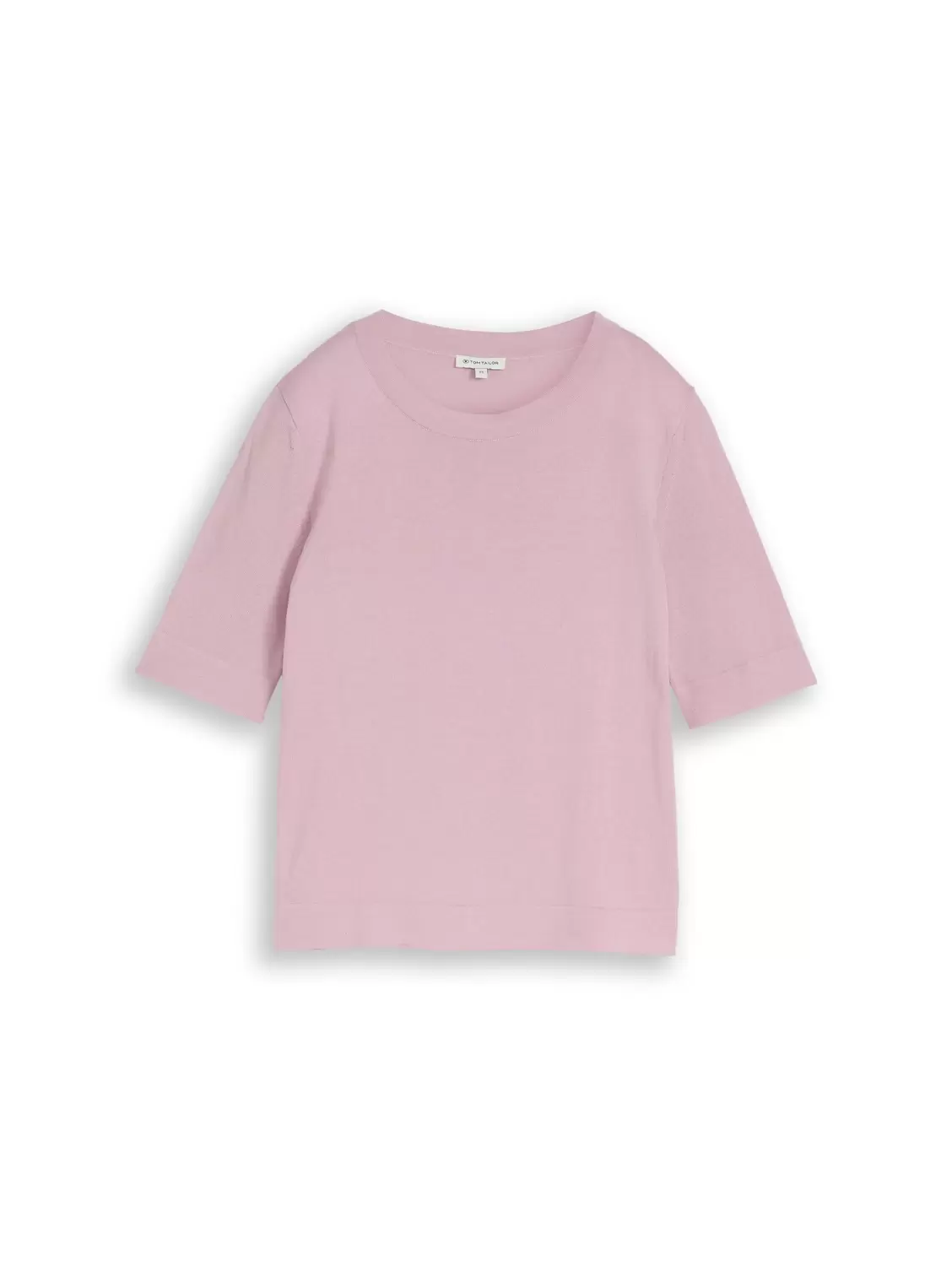 knit shortsleeve crewneck swea