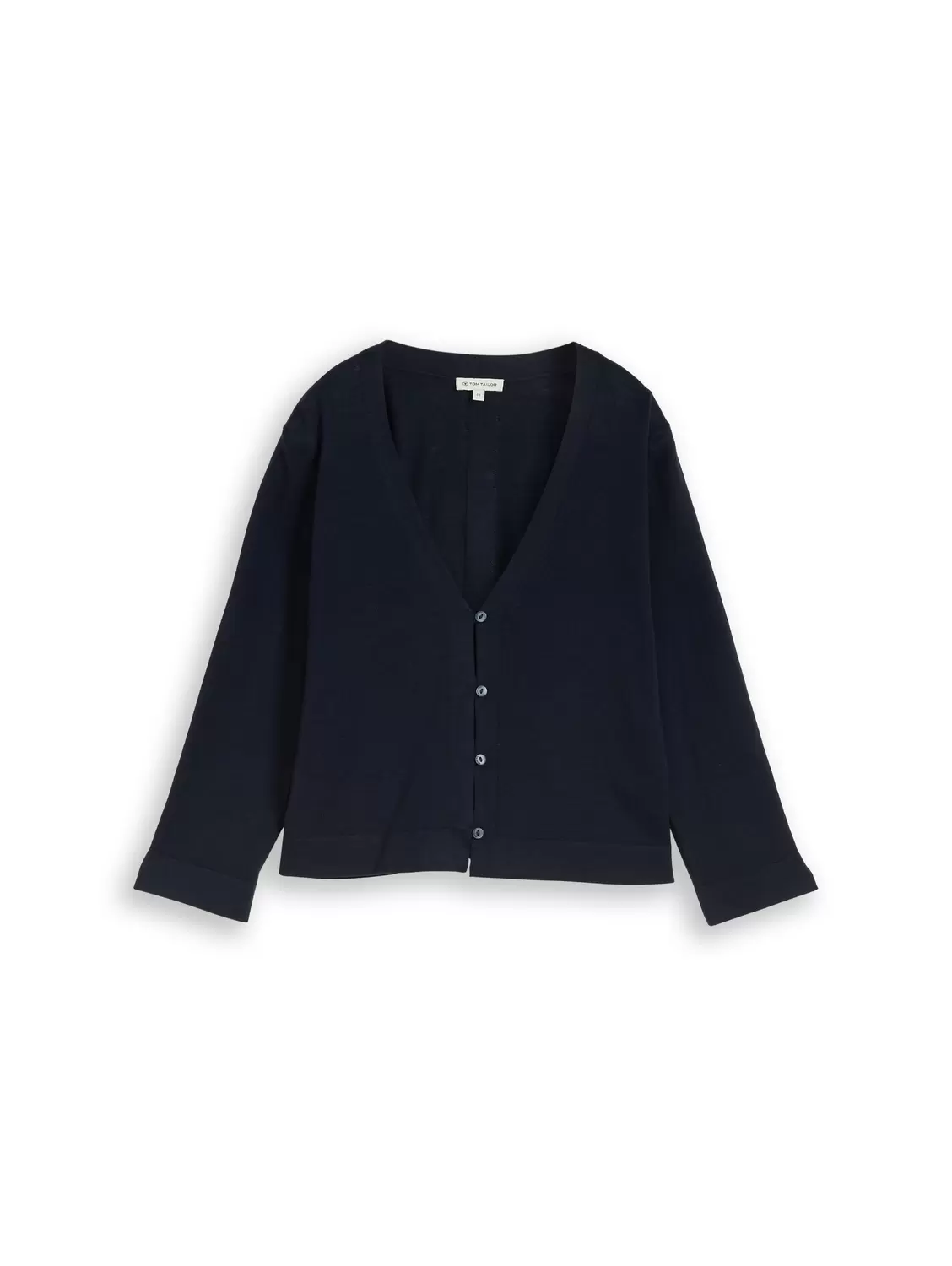 Knit short v-neck cardigan female
