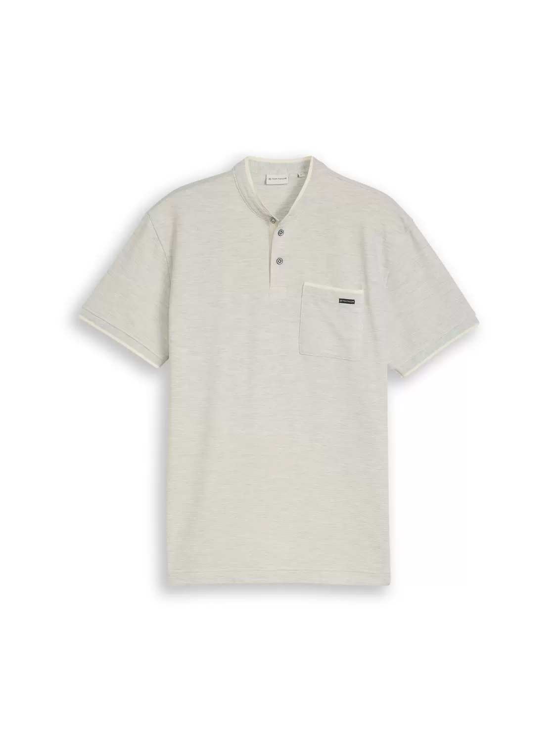 XXL structured stand-up polo male
