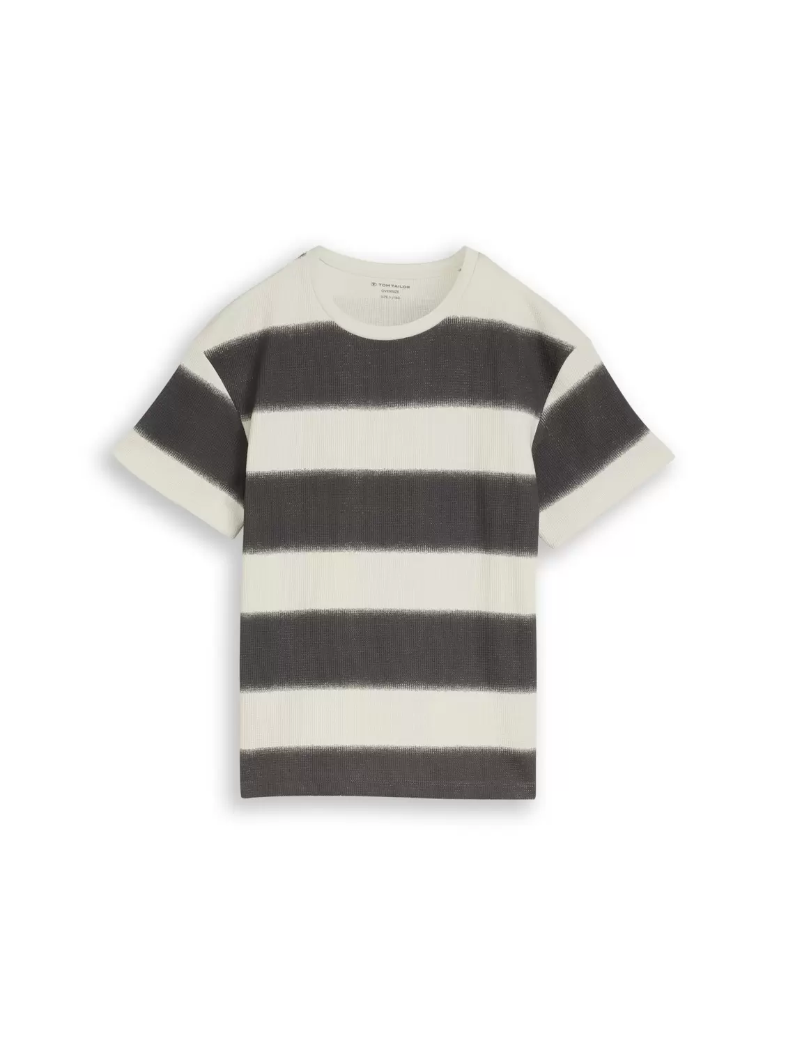 oversize printed waffle t-shir