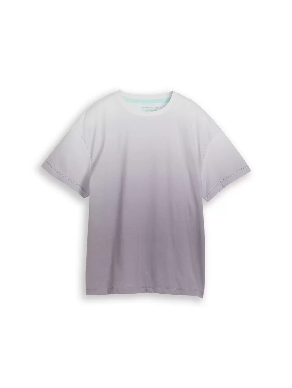 oversize printed dip dye t-shi