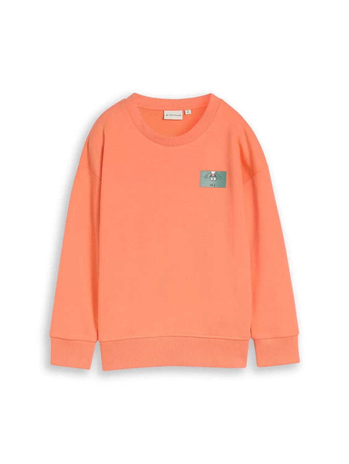 oversize badge sweatshirt