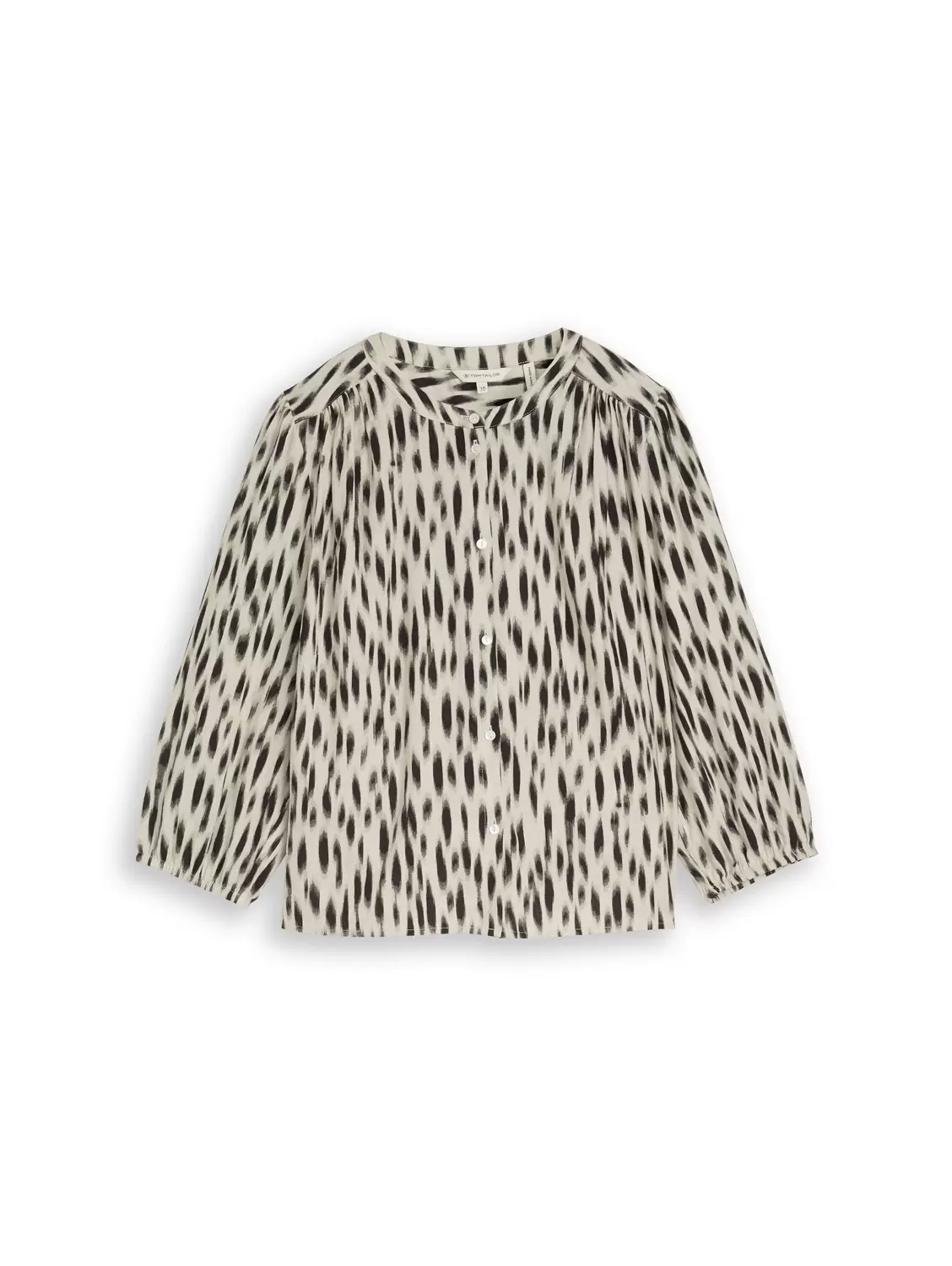 Bluse mit Leinenanteil