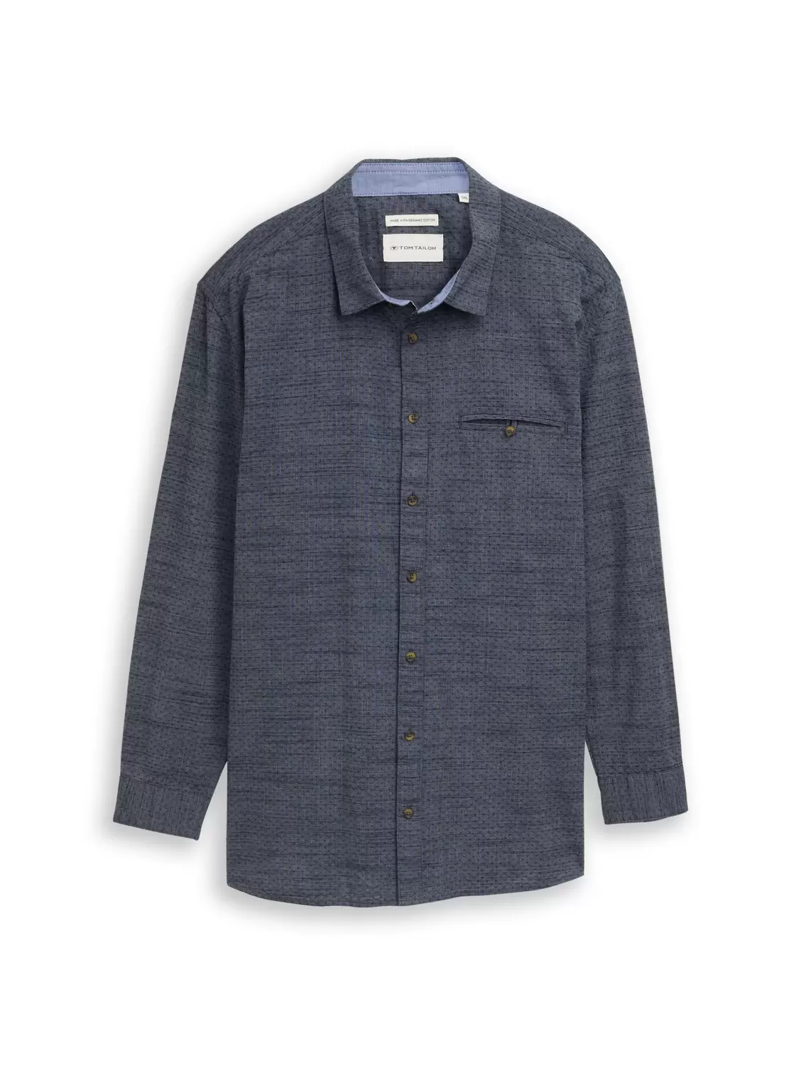 Plus structured shirt male