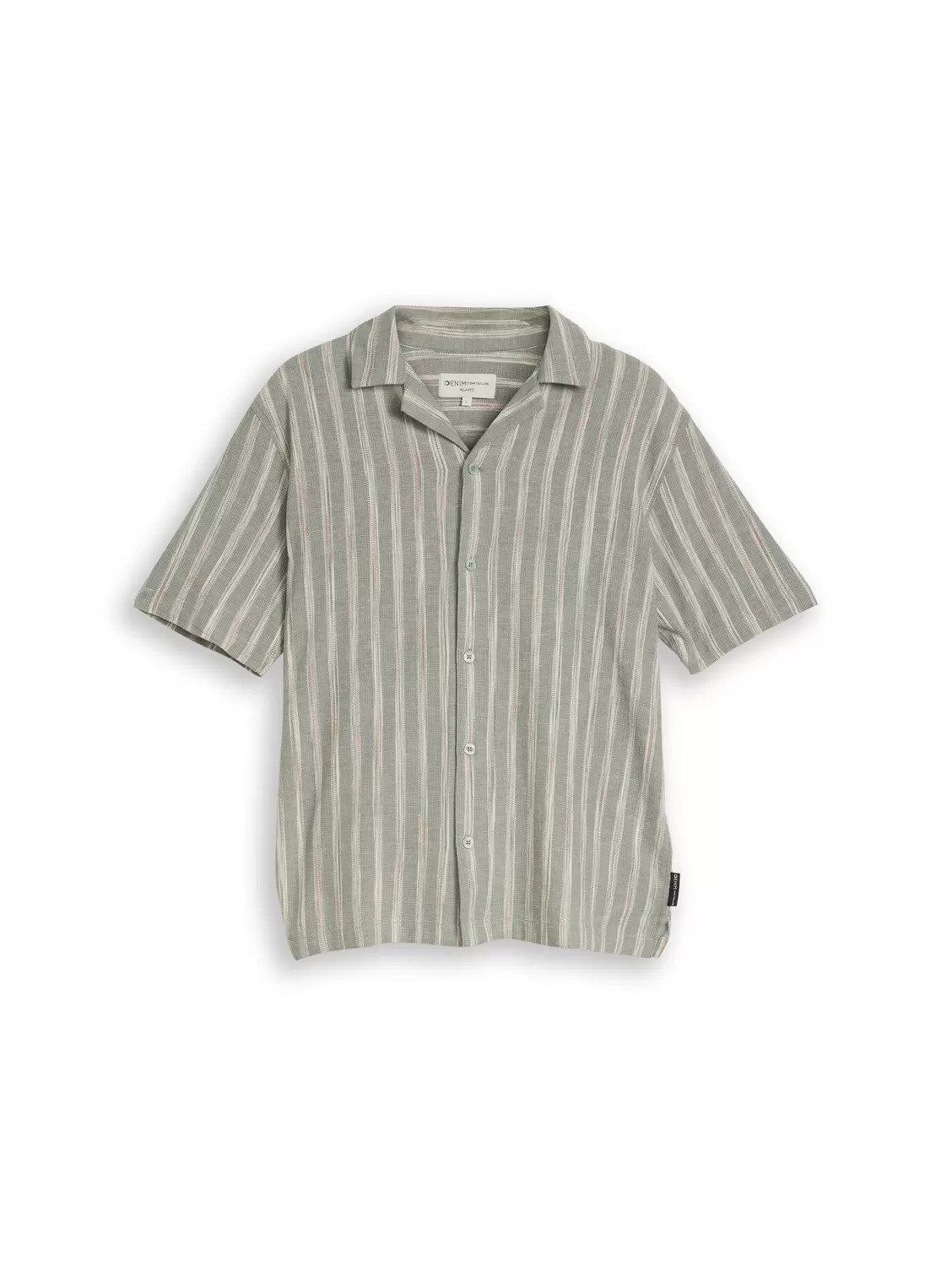 relaxed structured striped shi