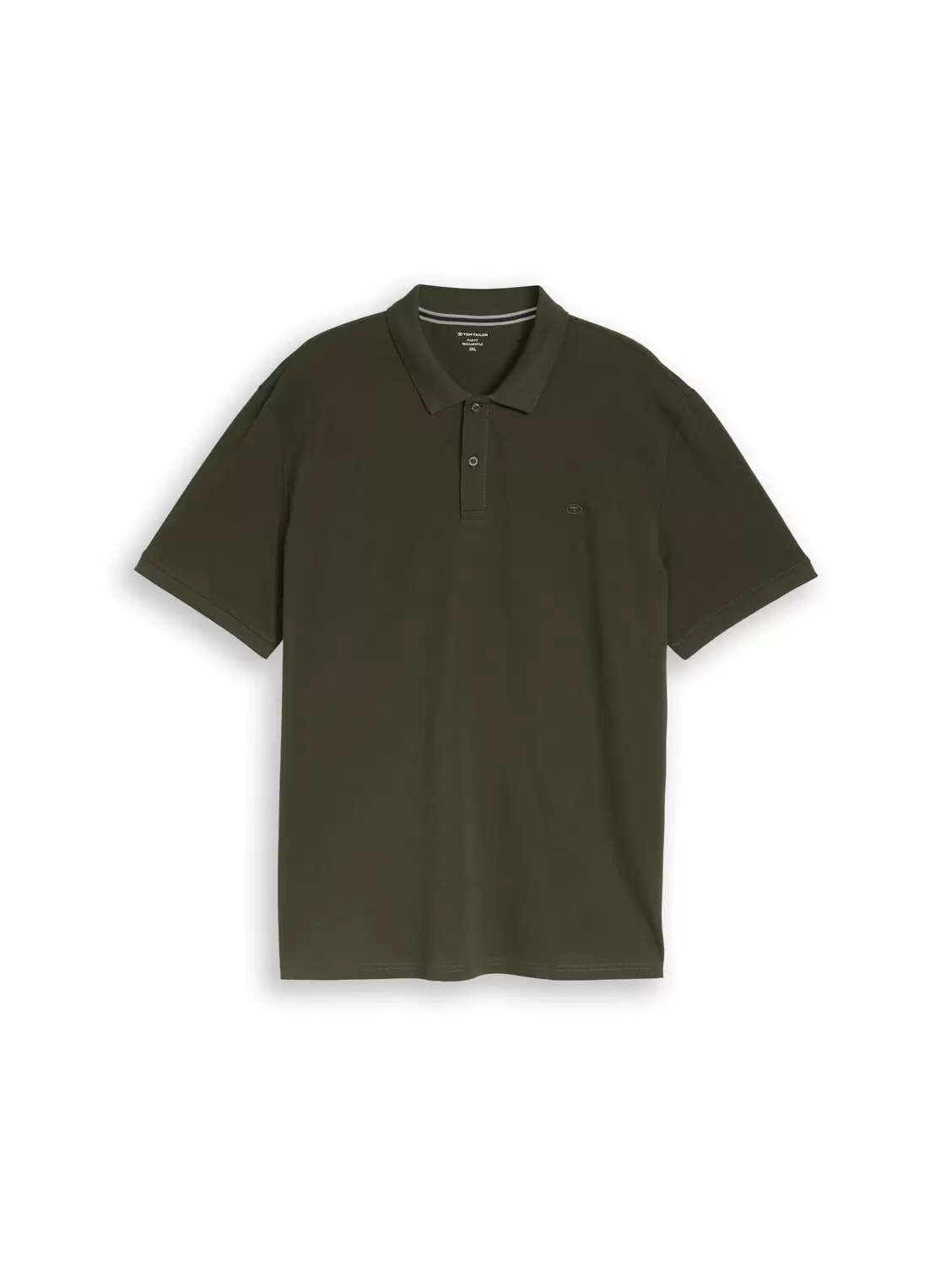 Plus basic polo with contrast male