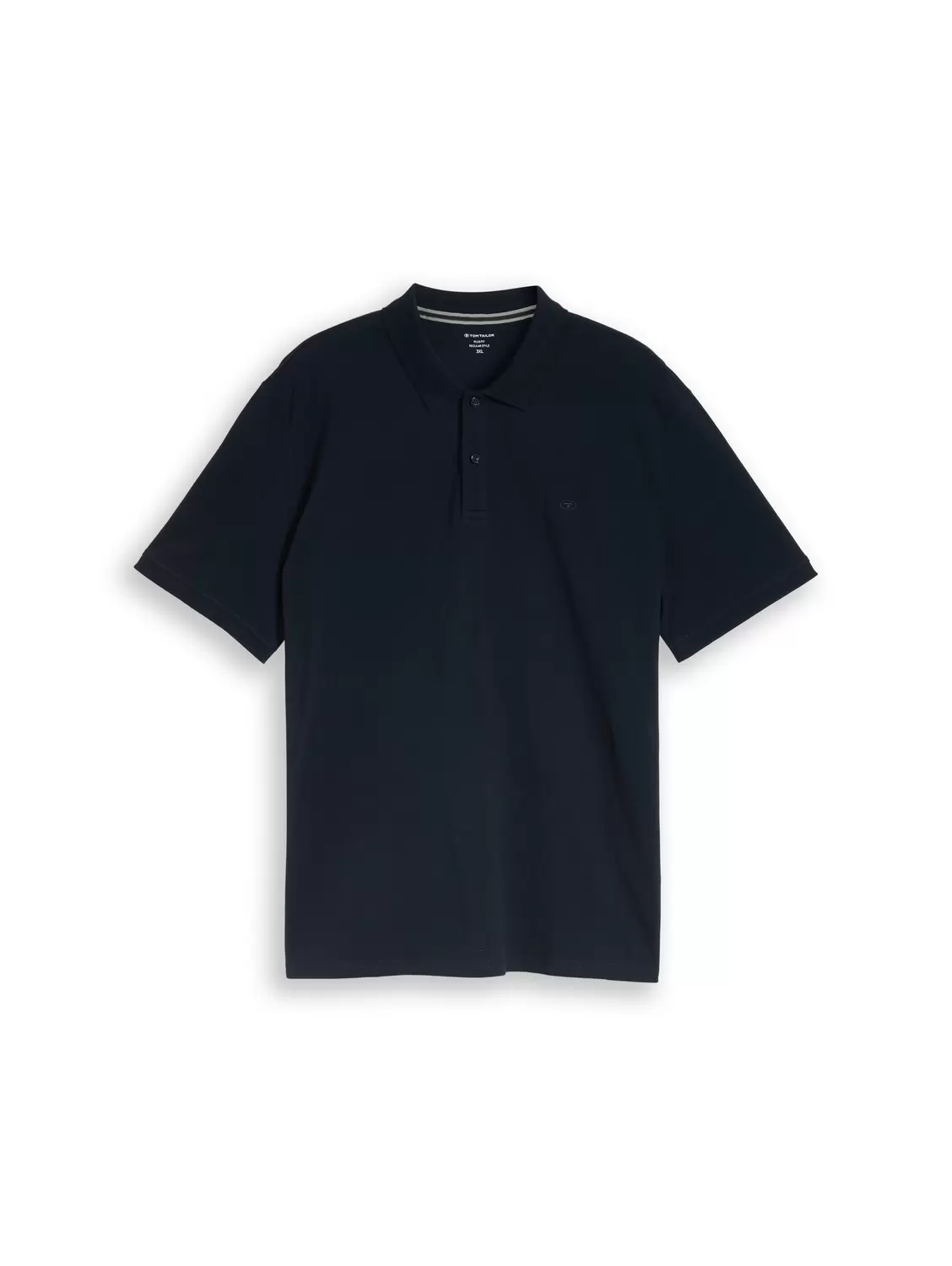 Plus basic polo with contrast male