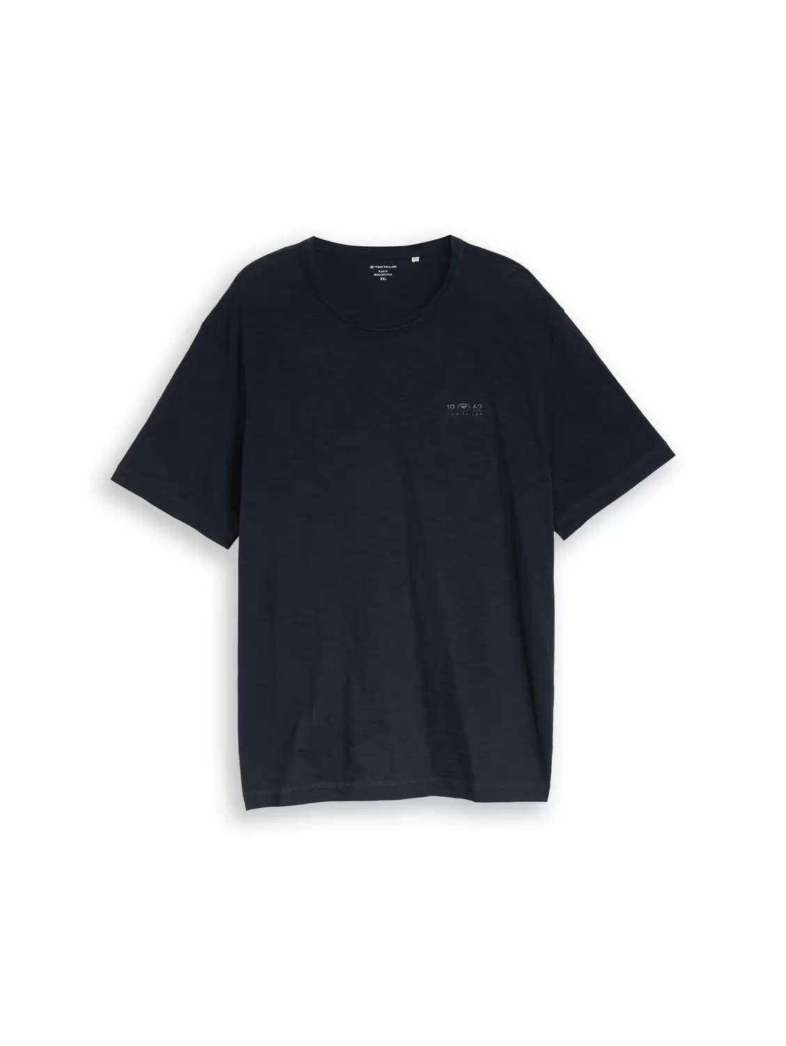 Plus printed slub t-shirt male