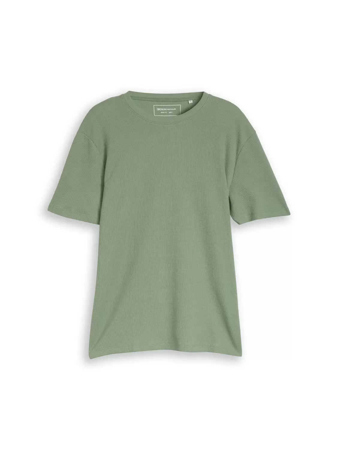T-Shirt mit Waffelstruktur
