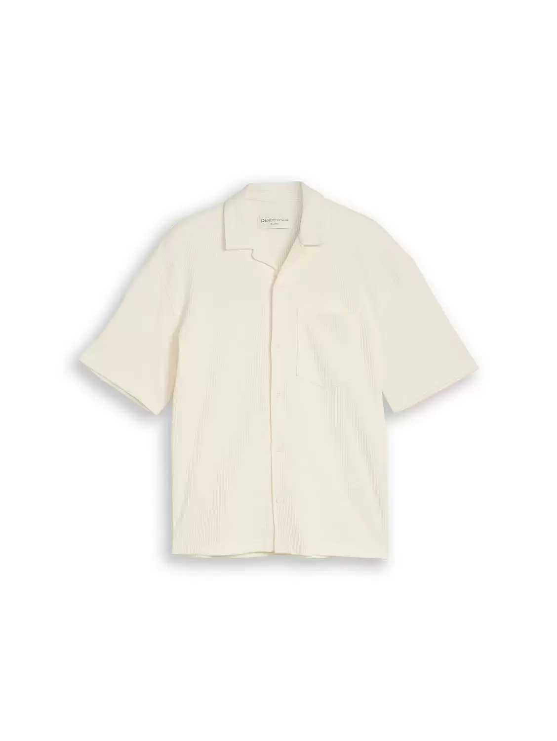 Relaxed structured shirt male