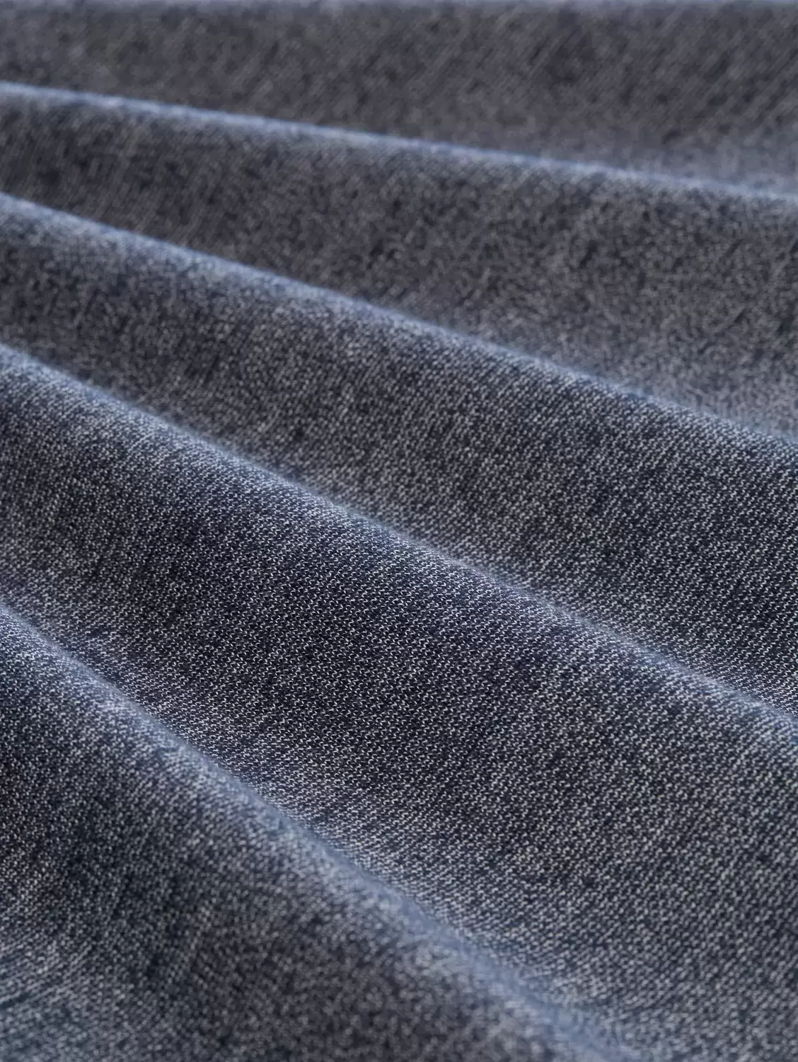 T-Shirt in Melange-Optik