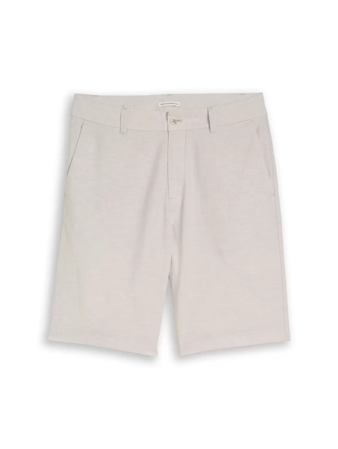 relaxed linen chino shorts