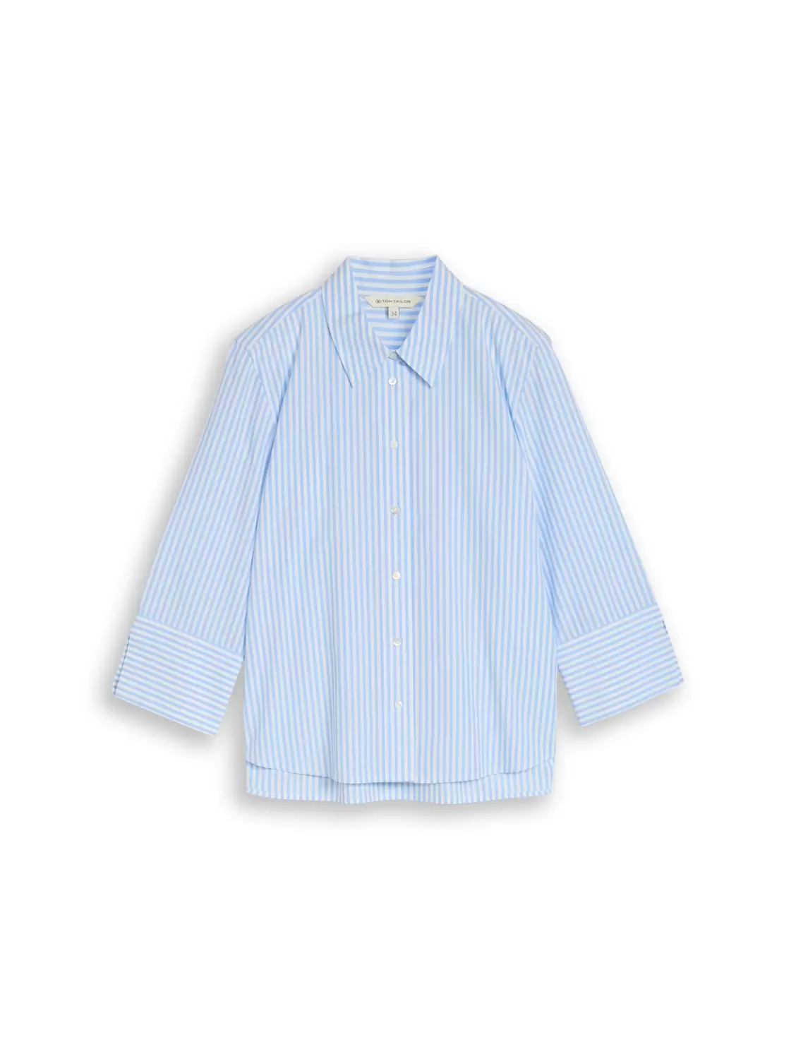 Blouse modern striped female