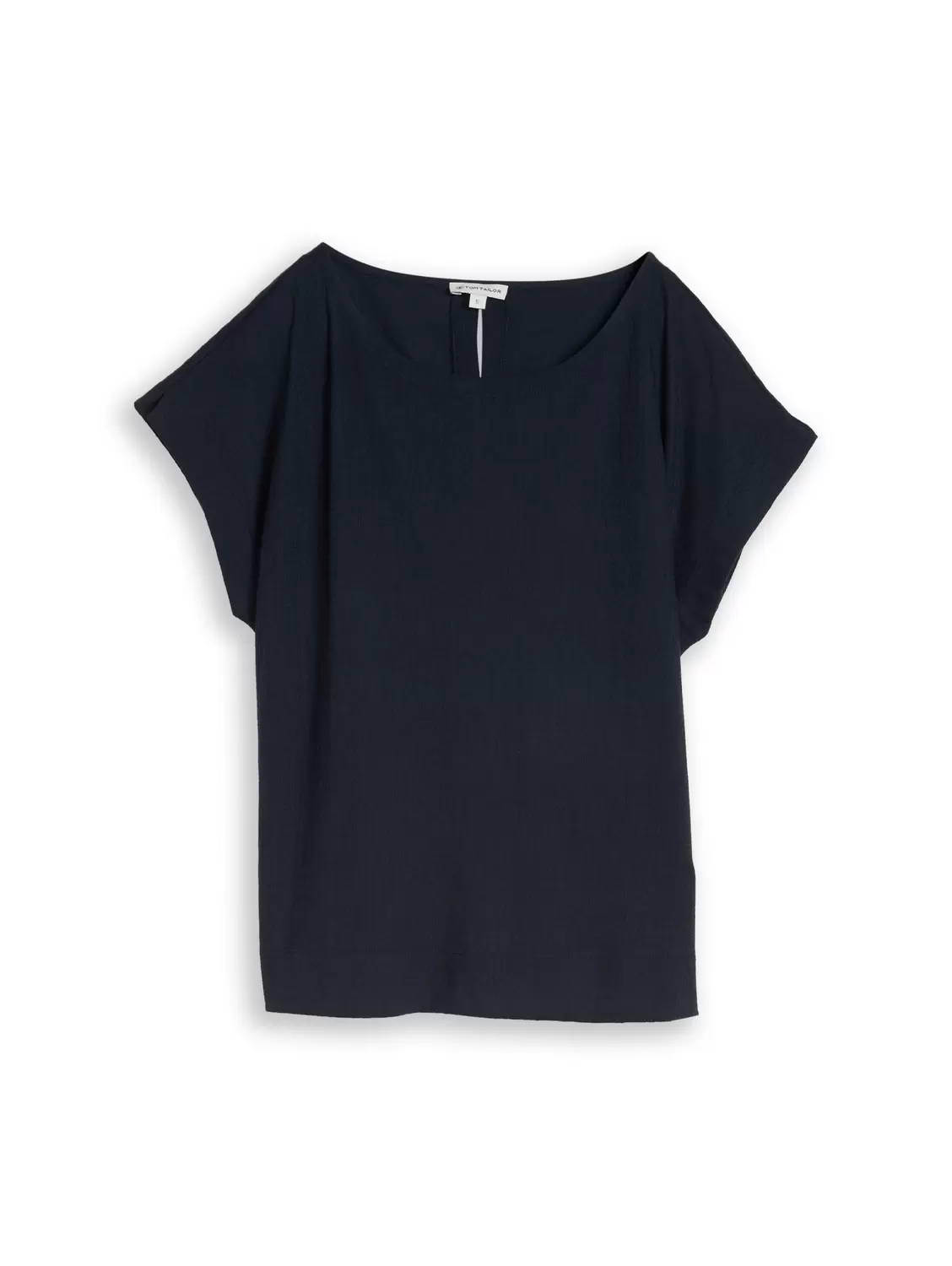T-Shirt boatneck structured
