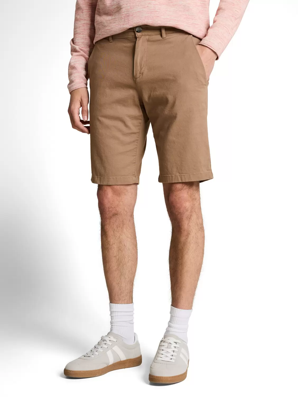 Slim chino shorts male