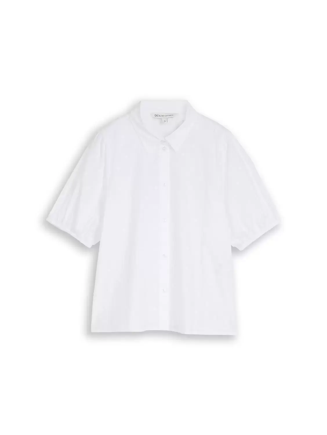 Shortsleeve cotton shirt with female