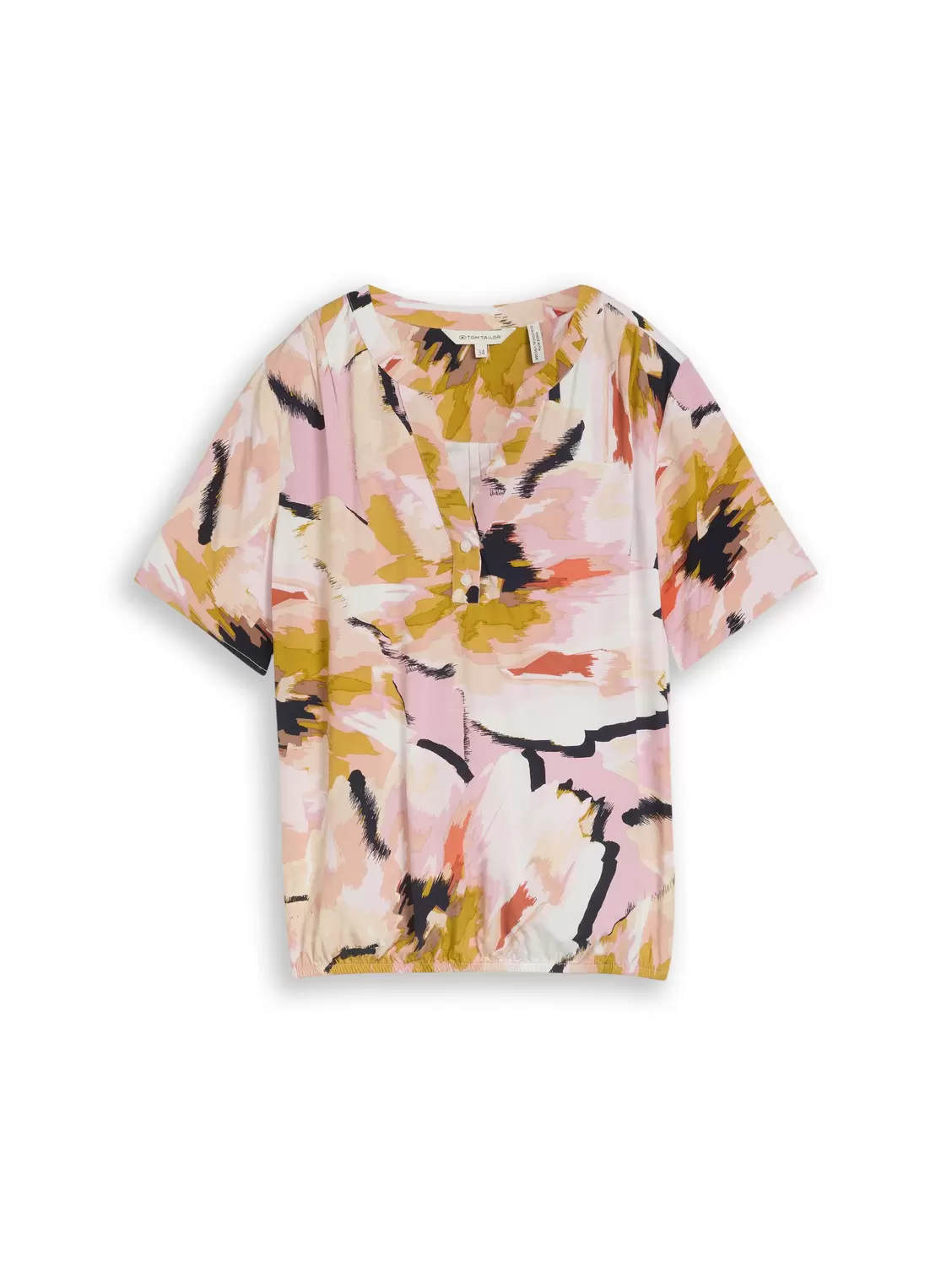 blouse printed shortsleeves