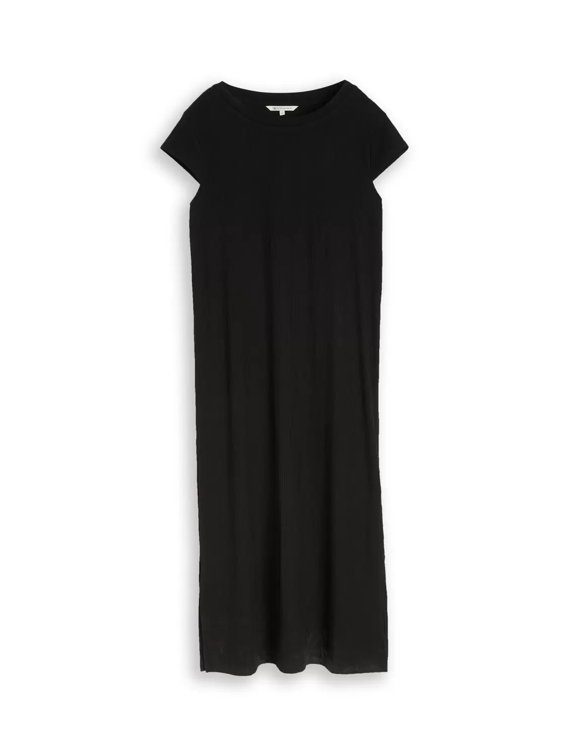 Midi structure dress with cap female